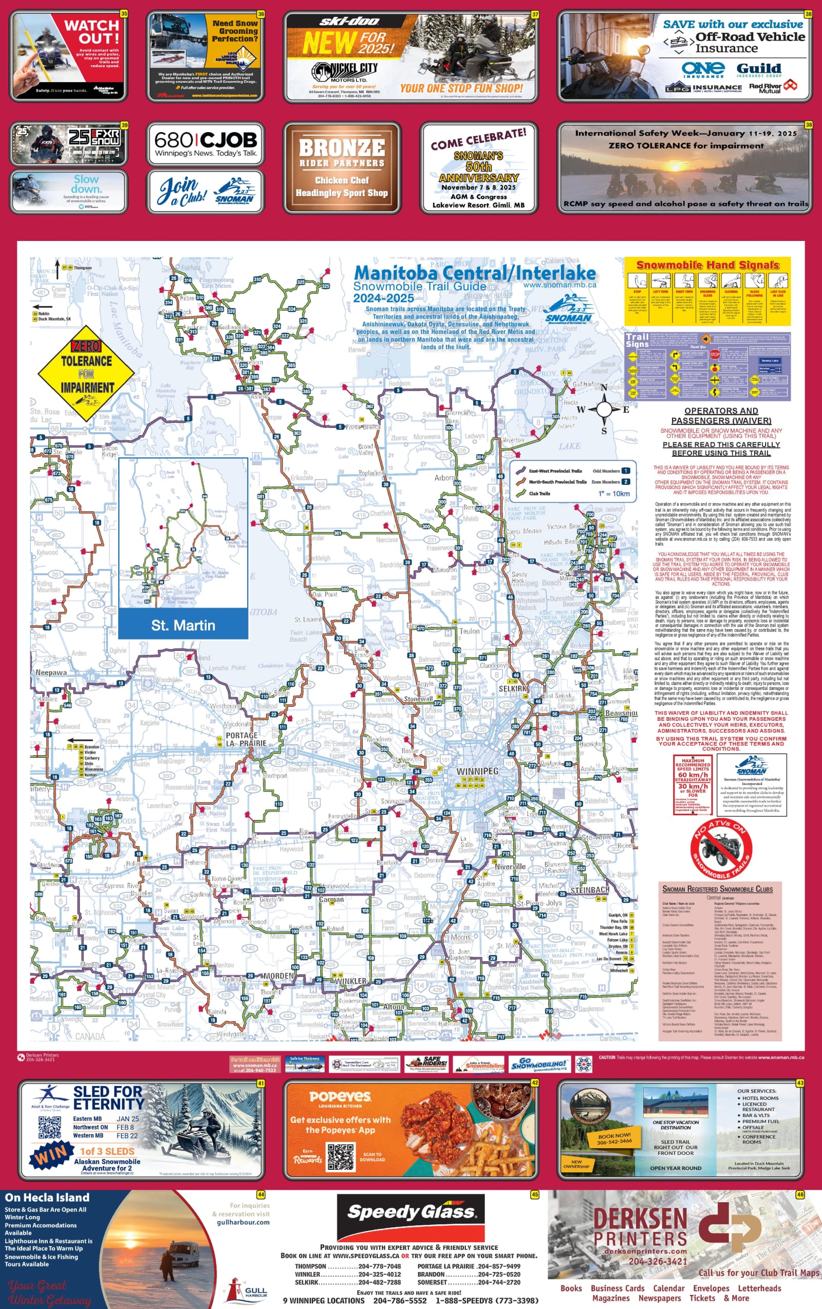 Snoman Central / Interlake Map