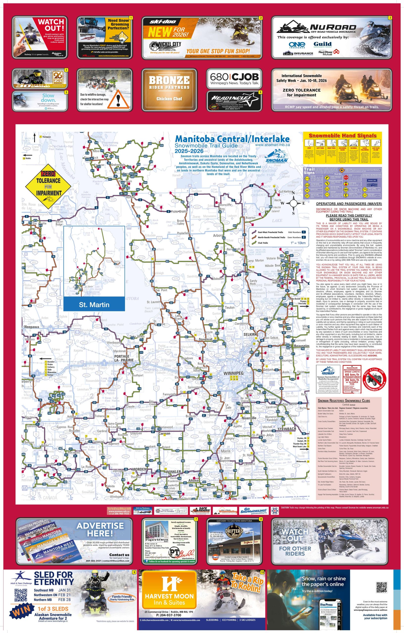 Snoman Central / Interlake Map